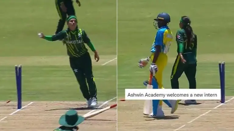 Pakistan's U-19 bowler follows R Ashwin's lead in using Mankad without reluctance: Watch Under 19 Women's World Cup, Mankad, Pakistan vs Rawanda, U-19 World Cup, Mankad News, zamina tahir, r ashwin, ashwin mankad, zamina tahir mankad