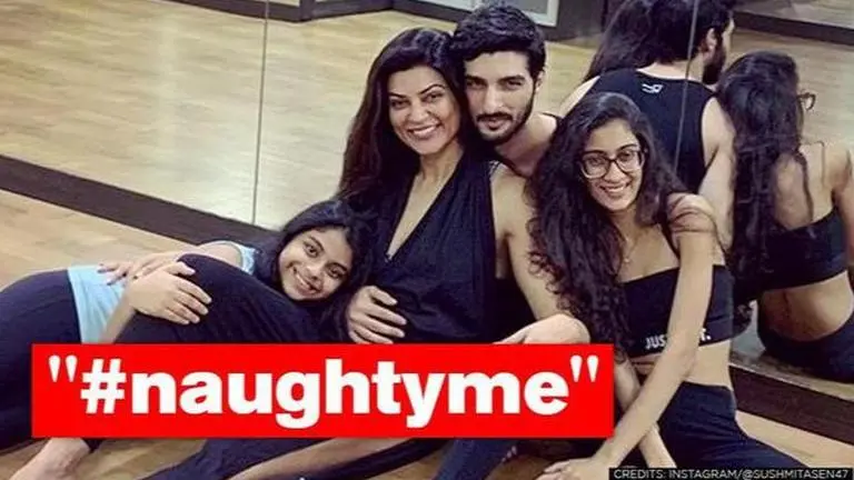 Sushmita Sen 'caught' by Rohman Shawl as she sees his 'heart-opening' moment with Alisah Sushmita Sen 'caught' by Rohman Shawl as she sees his 'heart-opening' moment with Alisah