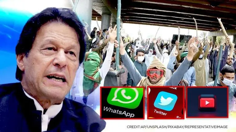 Pakistan suspends mainstream social media apps to curb violent protests by radical TLP AP