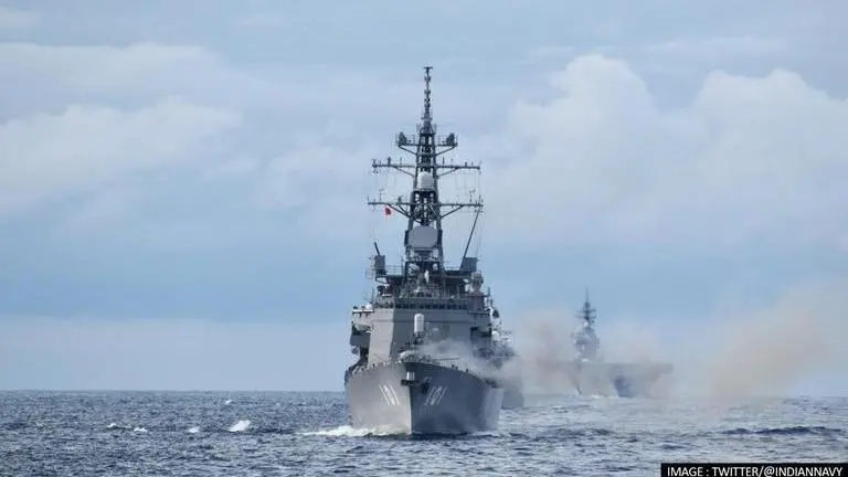 Indian Navy to participate in 2nd Phase of Maritime Exercise Malabar from Oct 12-15 Indian Navy