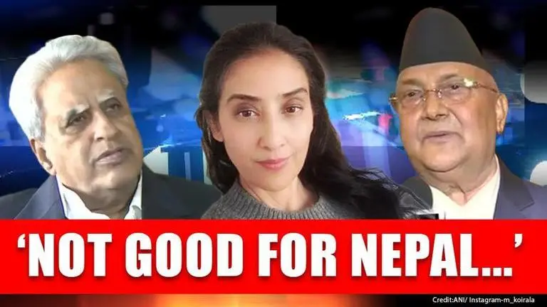 Swaraj Kaushal questions Manisha Koirala on Nepal map stance; 'How do you bring in China?' Swaraj Kaushal