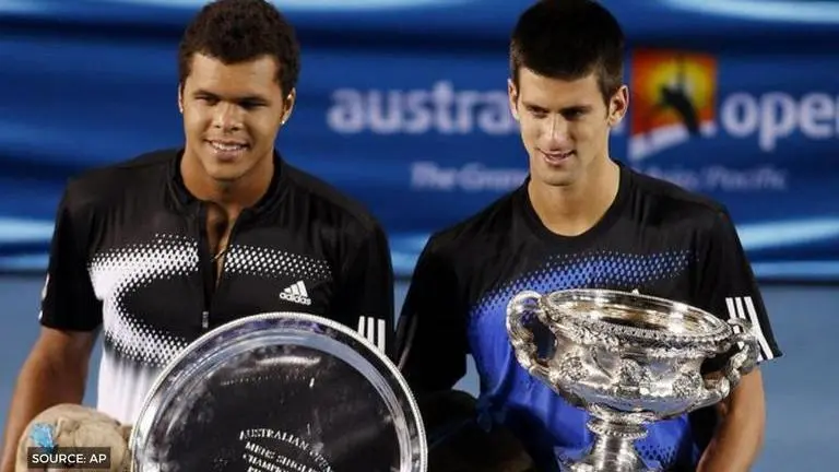 Novak Djokovic wins first of 17 Grand Slam titles on January 28, 2008: WATCH Novak Djokovic