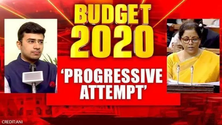 BJP's Tejasvi Surya calls Budget 2020 'progressive', hails attempt to simplify income tax BJP