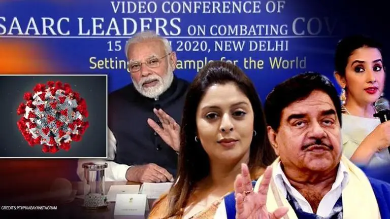 Shatrughan Sinha, Manisha Koirala, Nagma praise PM Modi's SAARC leadership on Coronavirus Shatrughan Sinha, Manisha Koirala, Nagma praise PM Modi on SAARC leadership on coronavirus