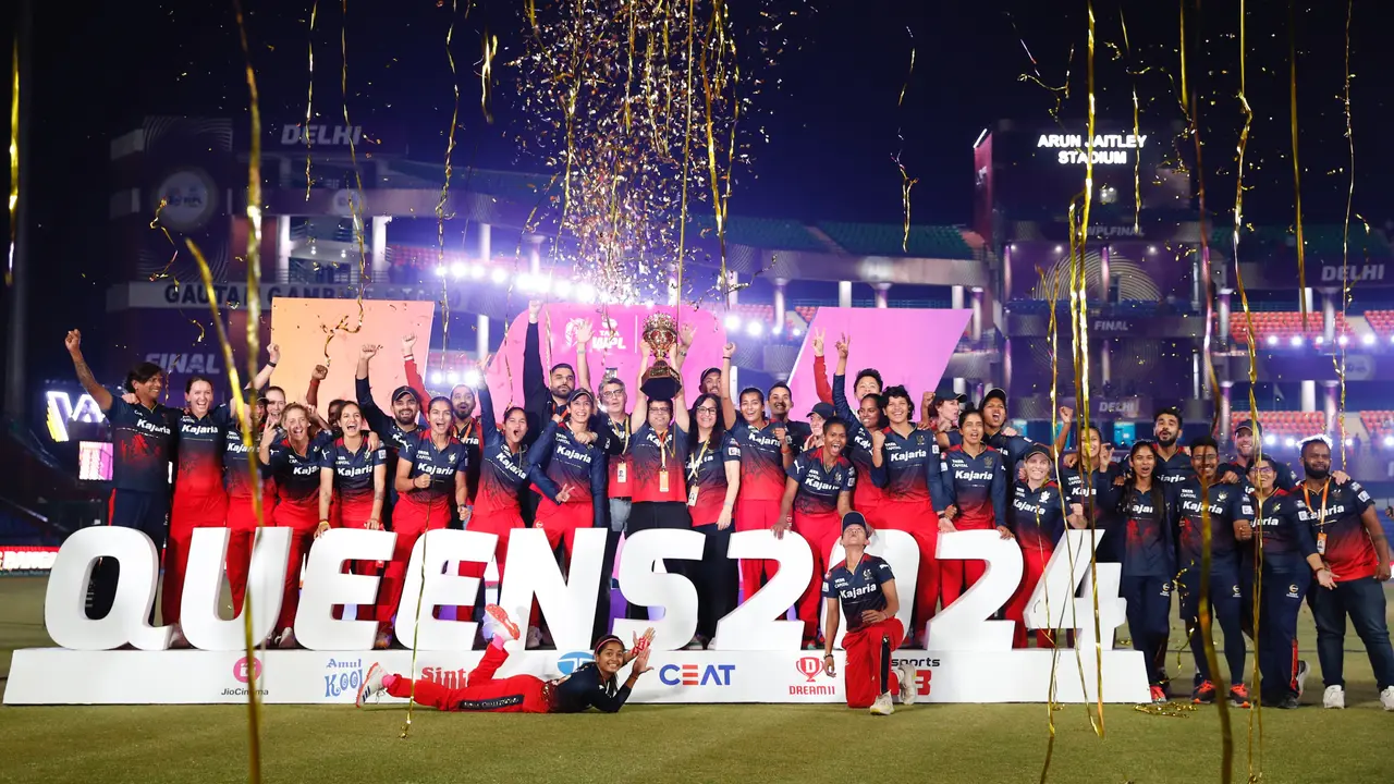 RCB beat Delhi Capitals by 8 wickets to lift historic WPL title RCB