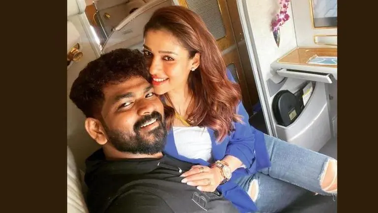 Vignesh Shivan shares loved-up pictures with 'wifey' Nayanthara as they jet off to Spain Vignesh Shivan, Nayanthara