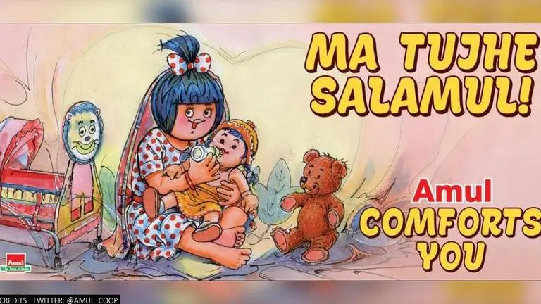 Mother's Day 2021: Amul Topical dedicates a new doodle to pay tribute to all mothers Twitter: @Amul_Coop