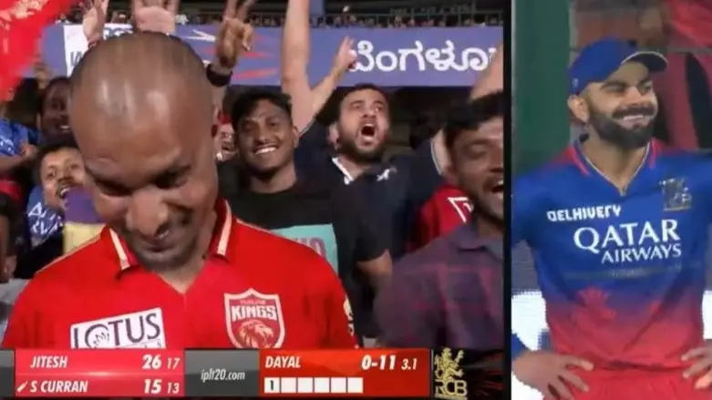 Virat Kohli laughs at Shikhar Dhawan's doppelganger