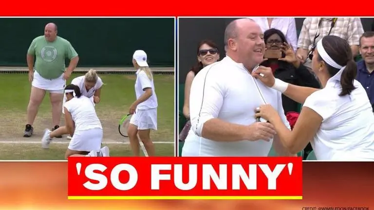 Wimbledon shares endearing moment from 2017 ladies doubles match Wimbledon