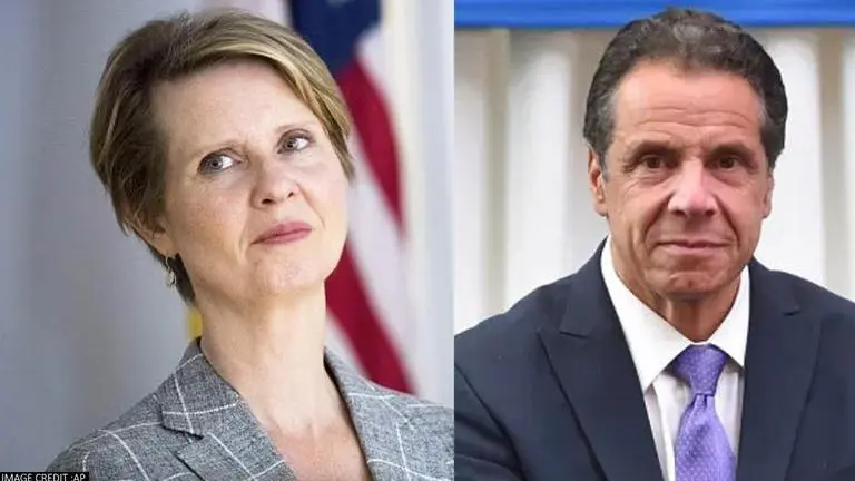 Cynthia Nixon masterfully snubs Andrew Cuomo over Emmy award rescission Cynthia Nixon Andrew Cuomo