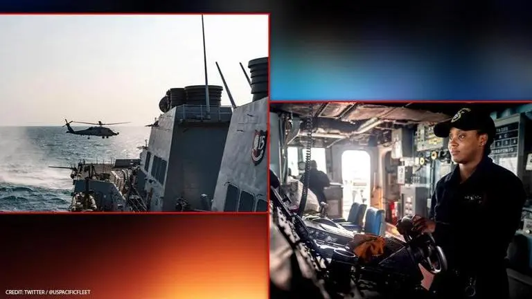 US Navy sails guided-missile destroyer through sensitive Taiwan strait US