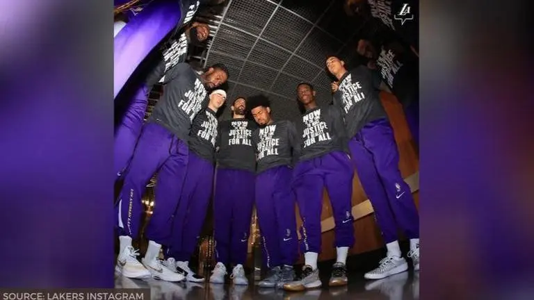 Martin Luther King Day: NBA players don special warmup t-shirts in honour of the activist martin luther king day