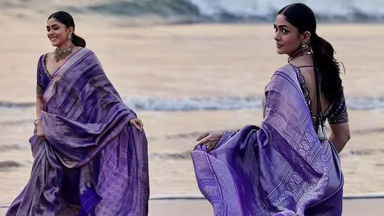 Mrunal Thakur's look leaked from Nani 30 months ahead of its release Mrunal Thakur