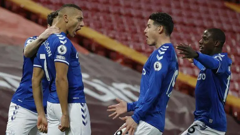 More Liverpool misery: 1st home loss to Everton in 22 years