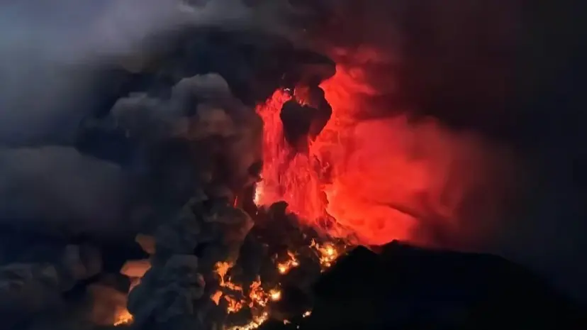 Indonesia Volcano Eruption