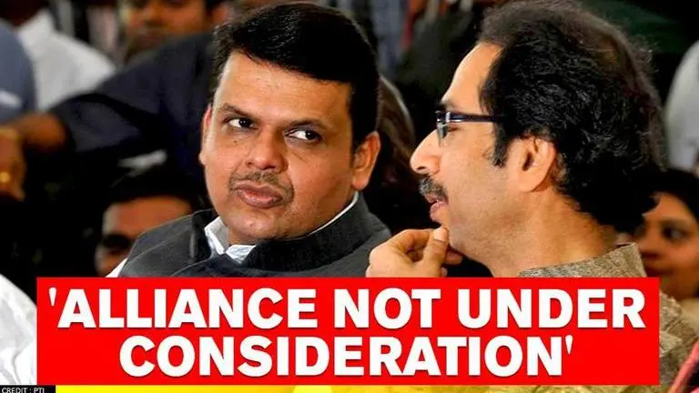 Fadnavis downplays Maha BJP chief's optimism for Sena tie-up, says 'party to fight alone' Devendra Fadnavis