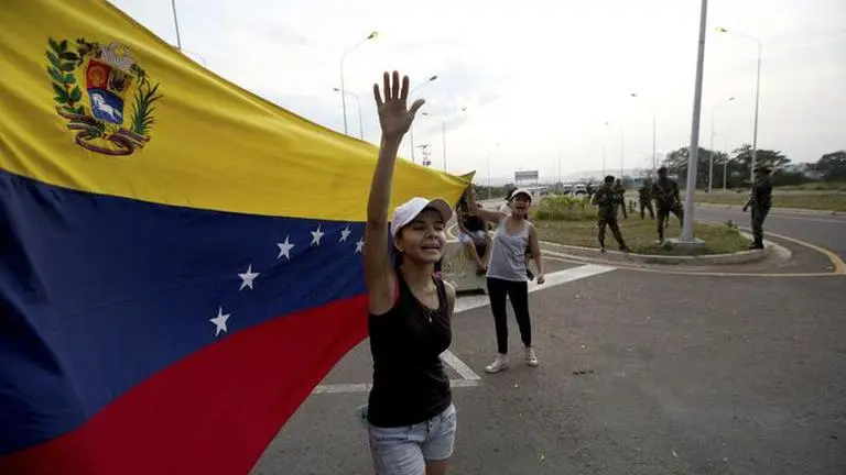 Humanitarian aid shipment arrives in Venezuela Humanitarian aid shipment arrives in Venezuela