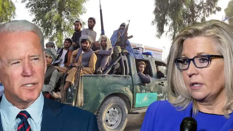 Ex-Republican Liz Cheney blames Trump and Biden for current Afghanistan crisis Liz Cheney