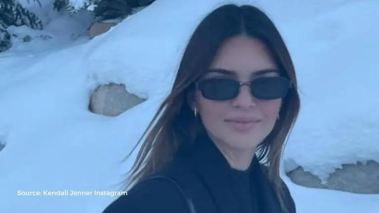 Kendall Jenner shares a throwback pic from her first MET Gala with sister Kim Kardashian Source: Kendall Jenner
