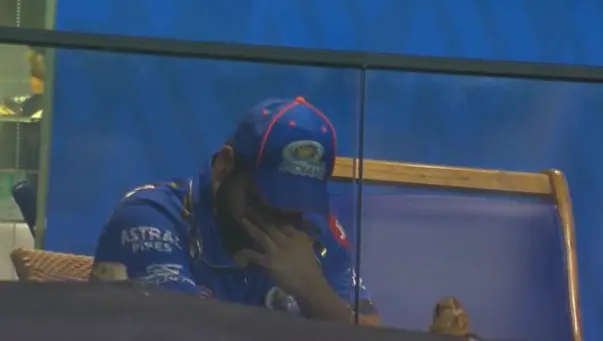 Was India captain Rohit Sharma CRYING in Mumbai Indians dressing room during MI vs SRH match? Rohit Sharma