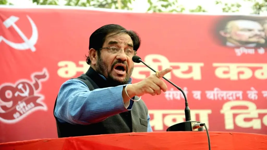 Senior CPI Leader Atul Kumar Anjan Dies After Prolonged Battle with Cancer CPI Leader Atul Kumar Anjan Dies