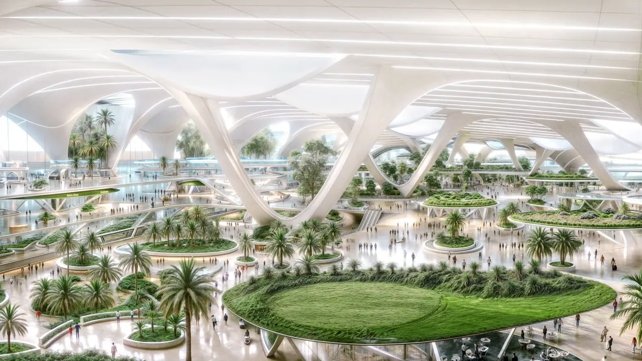 5 Runways, 400 Gates, and More: 5 Things to Know About World's Largest Airport in Dubai Al Maktoum International Airport in Dubai