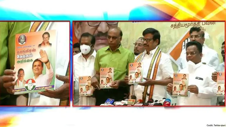 In Tamil Nadu manifesto, Congress vows to implement own farm laws, scrap NEET, ban alcohol Tamil Nadu elections