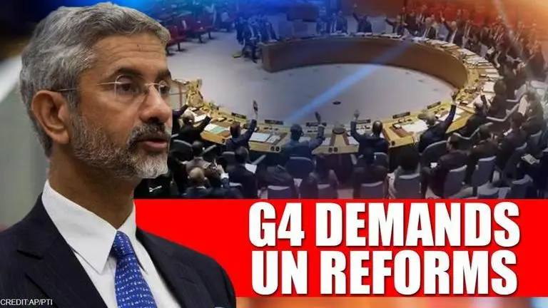 G4 amps up pressure on UNSC; warns 'Urgent reform needed to stop UN becoming obsolete' G4