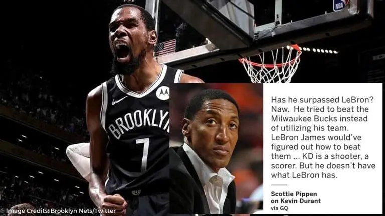 Kevin Durant hits back at NBA legend Scottie Pippen over comments