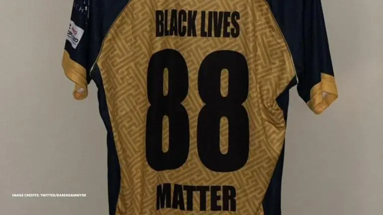 KXIP-owned St.Lucia Zouks' captain Darren Sammy wears 'Black Lives Matter' jersey KXIP