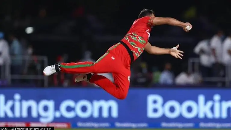 T20 World Cup: Oman's Fayyaz Butt takes a screamer of his own bowling vs Bangladesh; WATCH T20 World Cup