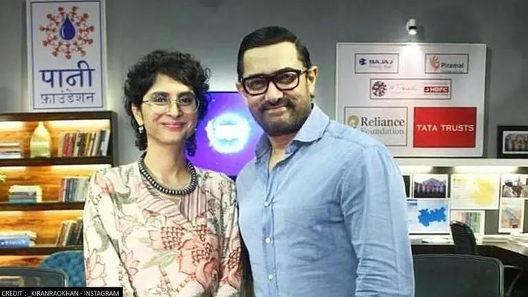 Aamir Khan & ex-wife Kiran Rao come together for 'Laal Singh Chaddha' press meet; WATCH Aamir Khan