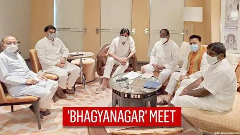 BJP meets Jansena chief Pawan Kalyan in 'Bhagyanagar' to strategise for Andhra Pradesh Bhagyanagar
