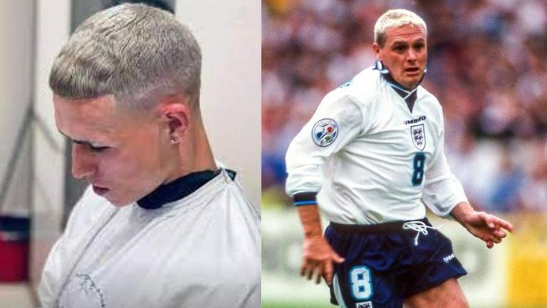 Phil Foden Hairstyle Takes England Fans Back To Euro 96 Paul Gascoigne ...