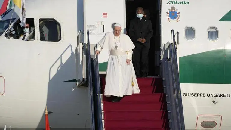 Pope Francis begins trip to Slovakia, lands in Budapest to celebrate Mass & meet PM Orban Pope Francis