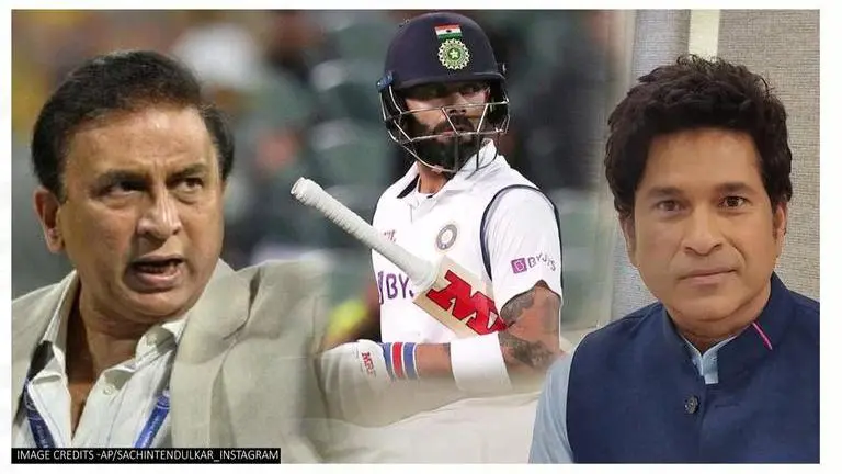 Sunil Gavaskar urges Virat Kohli to 'quickly' dial Sachin Tendulkar after Leeds dismissal Virat Kohli, Sachin Tendulkar