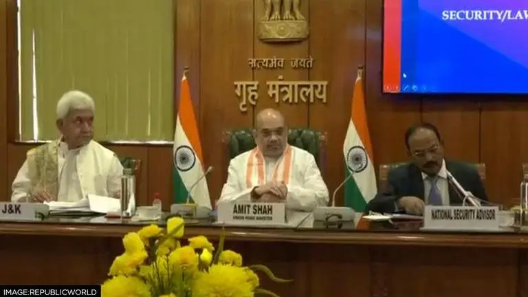 MHA meet on J&K security ends; Amit Shah takes tough stand, vows not to spare terrorists J&K