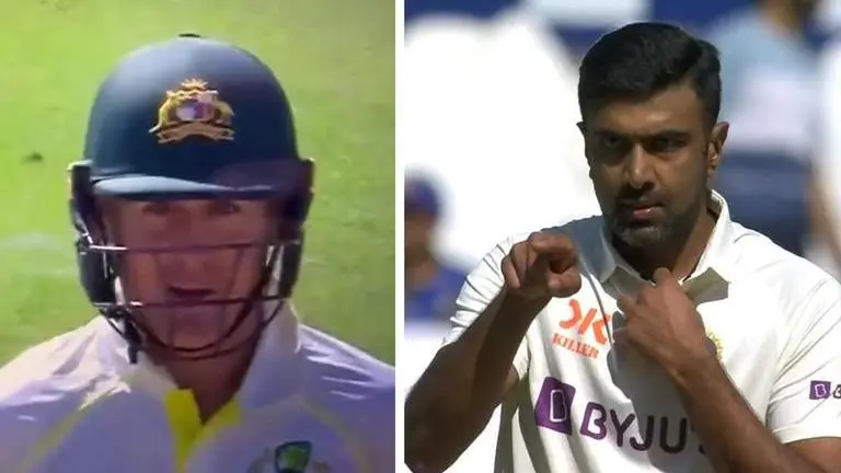 India vs Australia: R Ashwin and Labuschagne continue to play mind games mid-match- WATCH Ravichandran Ashwin gestured during India vs Australia first Test