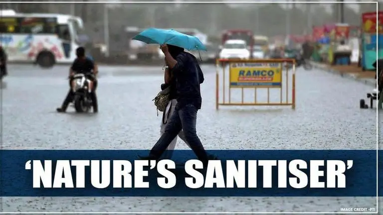 'Nature's sanitiser': Chennai rains bring respite; netizens celebrate thunder & lightning #ChennaiRains