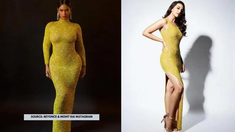 Beyonce or Sonakshi Sinha: Who wore golden beaded gown better? Beyonce