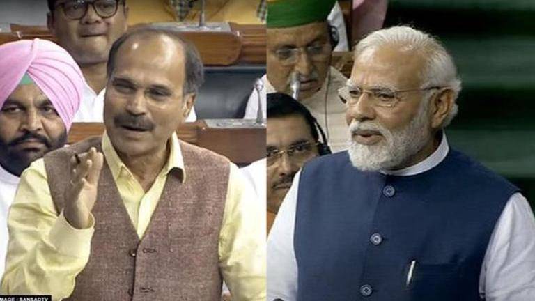 Adhir babu smart enough to do 'gud ka gobar', pm takes sarcastic jibe at lop