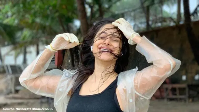 Nushrratt Bharuccha visits salon after seven months to get a fine haircut; see pictures Nushrratt Bharuccha