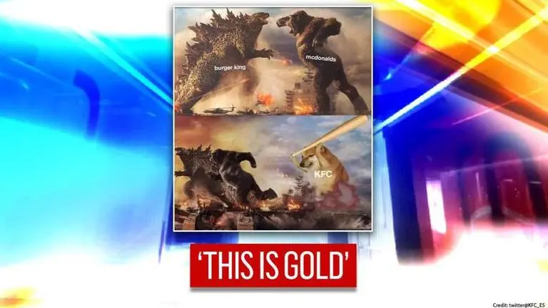 KFC Spain shares a hilarious Godzilla vs Kong meme, netizens say 'this is gold' KFC