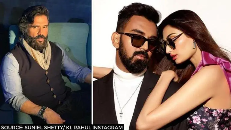 Suniel Shetty responds to KL Rahul, Athiya Shetty's first brand endorsement together Suniel Shetty