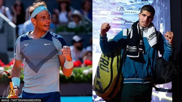Rafael Nadal vs Carlos Alcaraz live stream: How to watch Madrid Open in India, UK & USA? Rafael Nadal vs Carlos Alcaraz Garfia