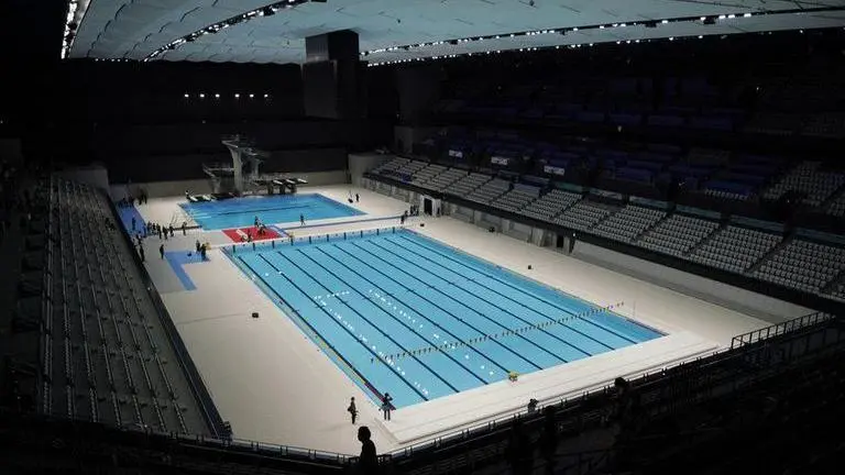 Olympic swim venue ready and now comes hard part: COVID-19
