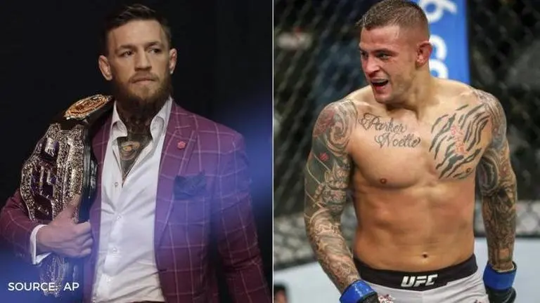 Conor McGregor and Dustin Poirier
