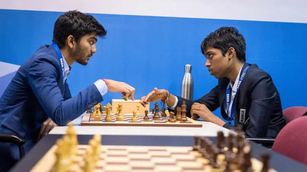 D Gukesh and Praggnanandhaa