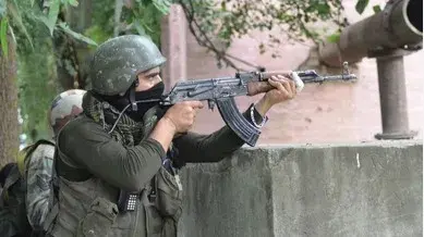 A police personnel lost his life when suspected Kuki militants attacked a security forces vehicle in Moreh