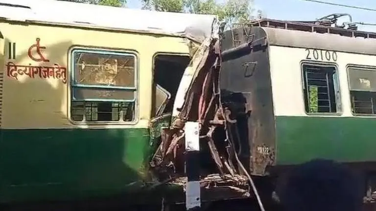 New Delhi bound local train derails near Hazrat Nizamuddin, no injuries reported New Delhi bound local train derails near Hazrat Nizamuddin, no passenger hurt